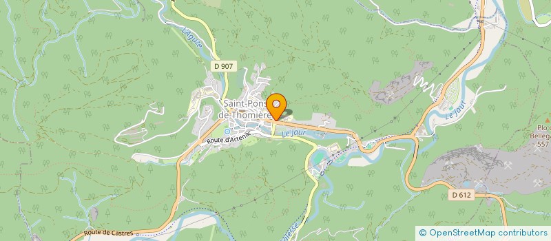 localisation de l'entreprise SIB MARBRE à SAINT-PONS-DE-THOMIERES