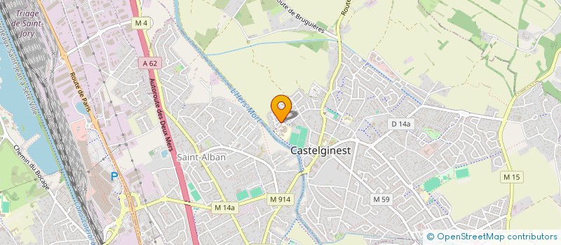 localisation de l'entreprise SIB NATION MUSIC (SNM)  CASTELGINEST