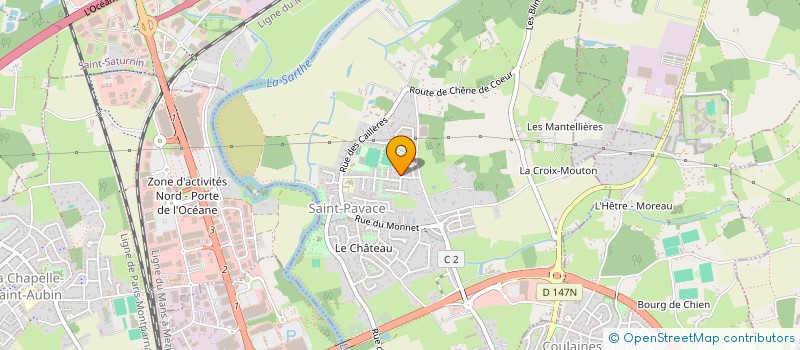 localisation de l'entreprise SIB7 à SAINT-PAVACE