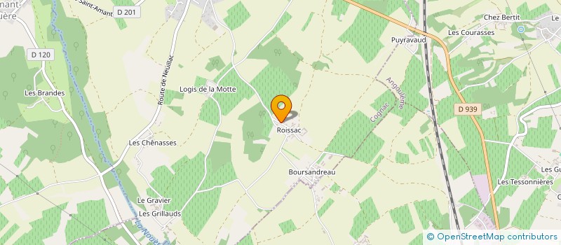 localisation de l'entreprise SIBA à SAINT-GENIS-D'HIERSAC