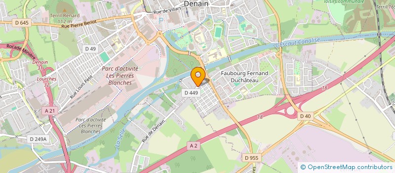 localisation de l'entreprise SIBA ELEC  DENAIN