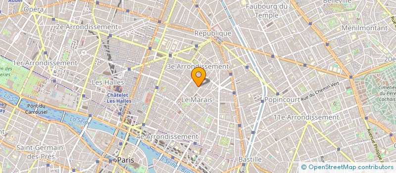 localisation de l'entreprise SIBAG à PARIS