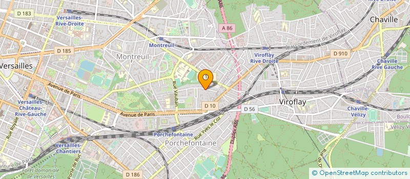 localisation de l'entreprise SIBAL à VERSAILLES