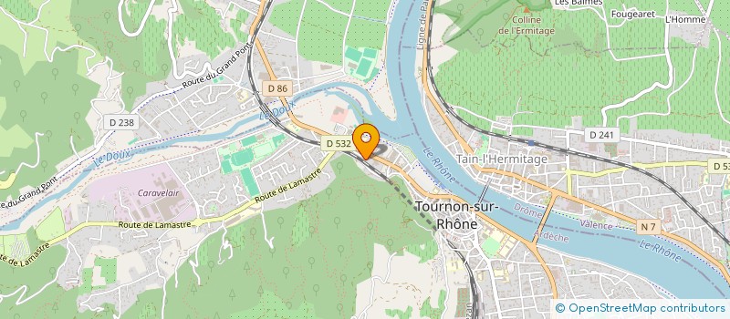localisation de l'entreprise SIBALA à TOURNON-SUR-RHONE