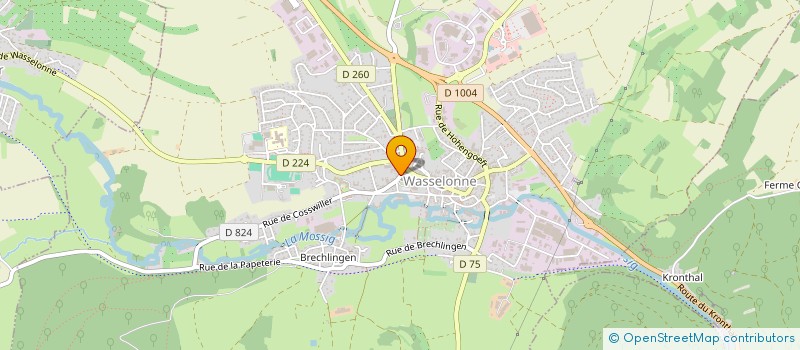 localisation de l'entreprise SIBAPOSE à ZEHNACKER