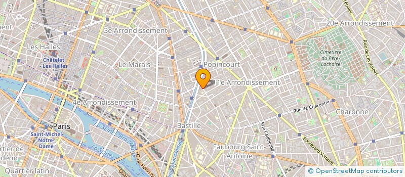 localisation de l'entreprise SIBAT  PARIS