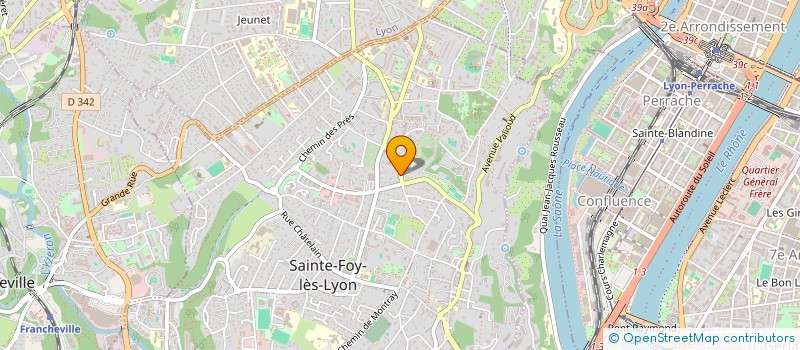 localisation de l'entreprise SIBEAN  SAINTE-FOY-LES-LYON