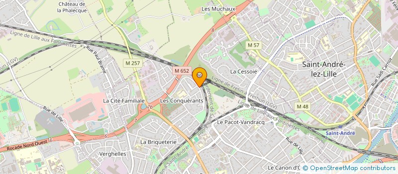 localisation de l'entreprise SIBECA à LAMBERSART