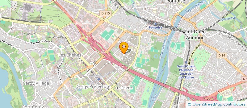 localisation de l'entreprise SIBEDIA  PONTOISE