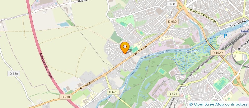 localisation de l'entreprise SIBEL à SAINT-QUENTIN