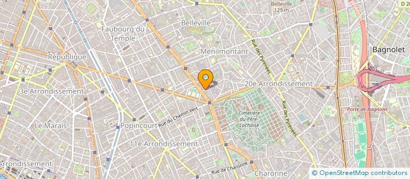 localisation de l'entreprise SIBEL  PARIS