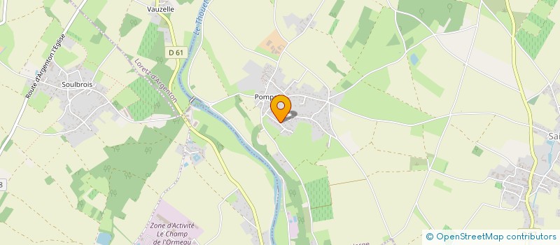 localisation de l'entreprise SIBEL à SAINTE-VERGE