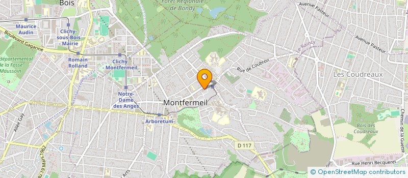 localisation de l'entreprise SIBEL à MONTFERMEIL