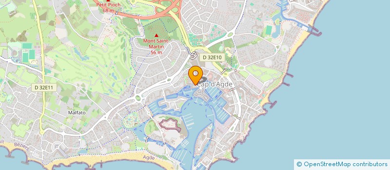 localisation de l'entreprise SIBEL CARRELAGES  AGDE