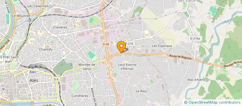 localisation de l'entreprise SIBEL CONSTRUCTIONS à ALES