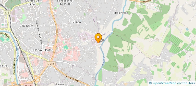 localisation de l'entreprise SIBEL DISTRIBUTION à ALES