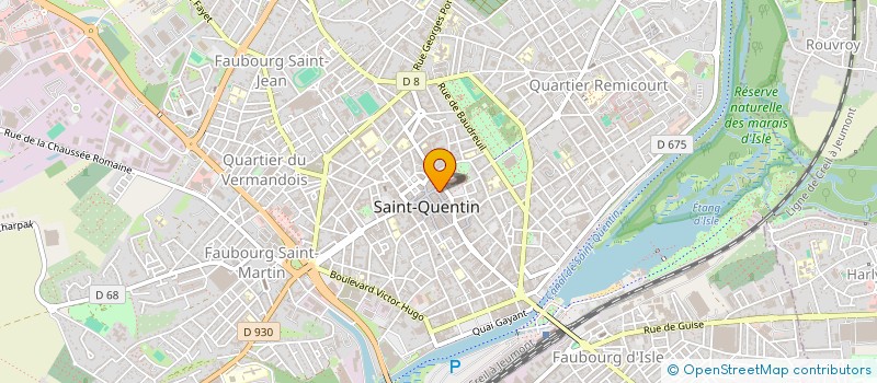 localisation de l'entreprise SIBEL SARL à SAINT-QUENTIN