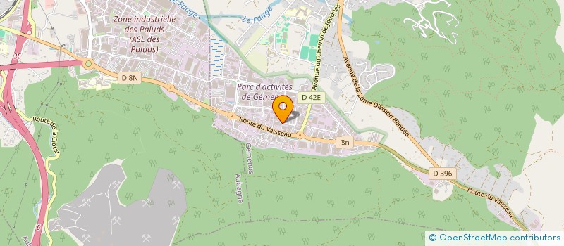 localisation de l'entreprise SIBELL à GEMENOS