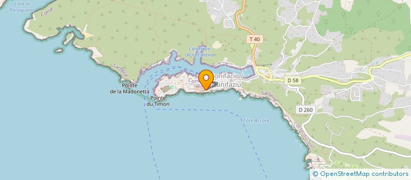 localisation de l'entreprise SIBELLA-TRAN à BONIFACIO