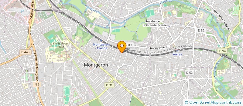localisation de l'entreprise SIBELLE SERVICES à MONTGERON