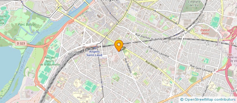 localisation de l'entreprise SIBEMOL à ANGERS
