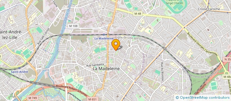 localisation de l'entreprise SIBERESPACE à LA MADELEINE