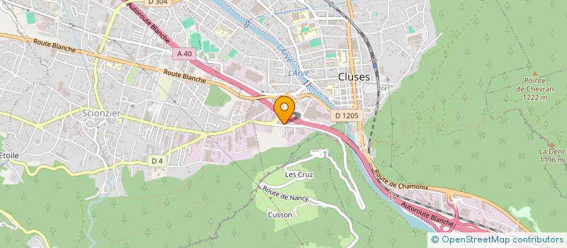 localisation de l'entreprise SIBERIE  CLUSES