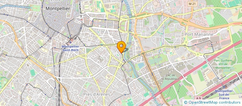 localisation de l'entreprise SIBERIE-EURASIE  MONTPELLIER