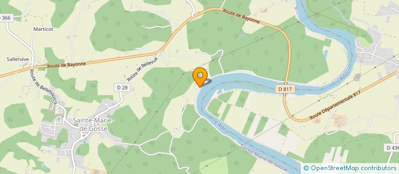 localisation de l'entreprise SIBERLOC  SAINTE-MARIE-DE-GOSSE