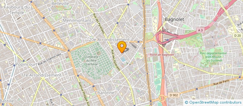 localisation de l'entreprise SIBERNETIX à PARIS