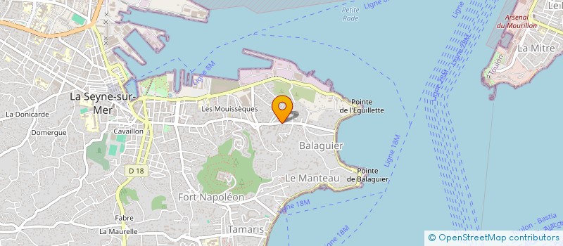 localisation de l'entreprise SIBERNSA à LA SEYNE-SUR-MER