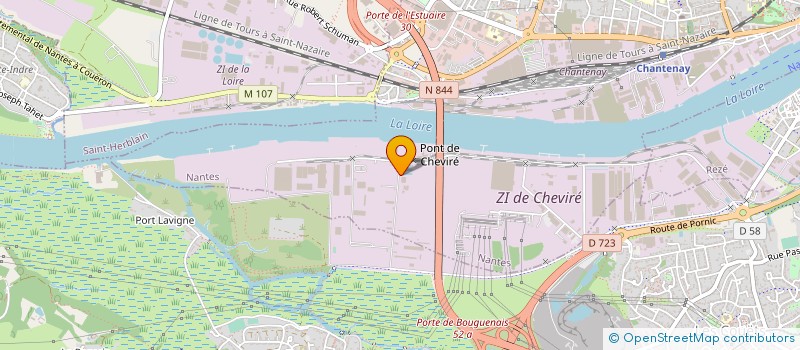 localisation de l'entreprise SIBEX à NANTES