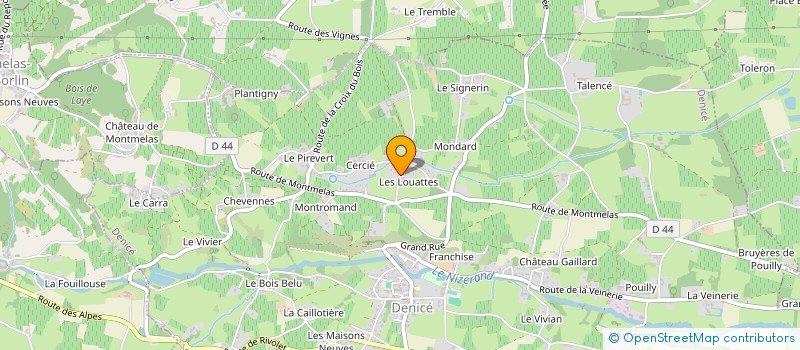 localisation de l'entreprise SIBEXIS  DENICE