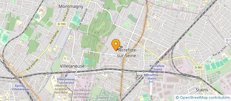 localisation de l'entreprise SIBI SERVICES à PIERREFITTE-SUR-SEINE