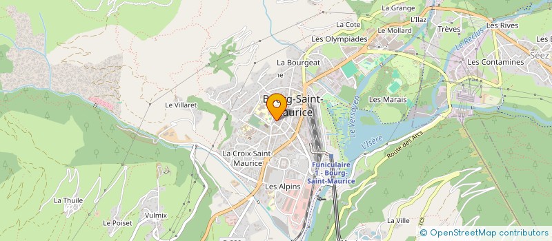 localisation de l'entreprise SIBILLE CESTELEYN  BOURG-SAINT-MAURICE