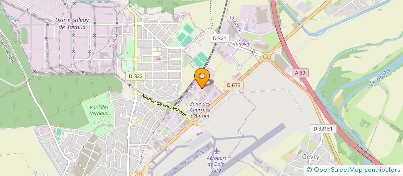 localisation de l'entreprise SIBILLE FACTORY  TAVAUX