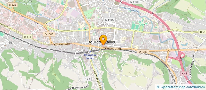localisation de l'entreprise SIBILLE J&L HOLDING  BOURGOIN-JALLIEU