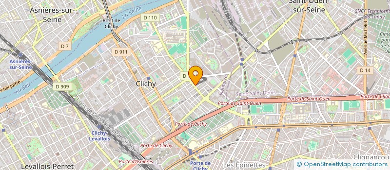 localisation de l'entreprise SIBINVEST  CLICHY