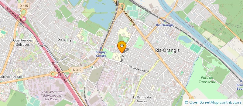 localisation de l'entreprise SIBIRI BIO FRANCE à RIS-ORANGIS