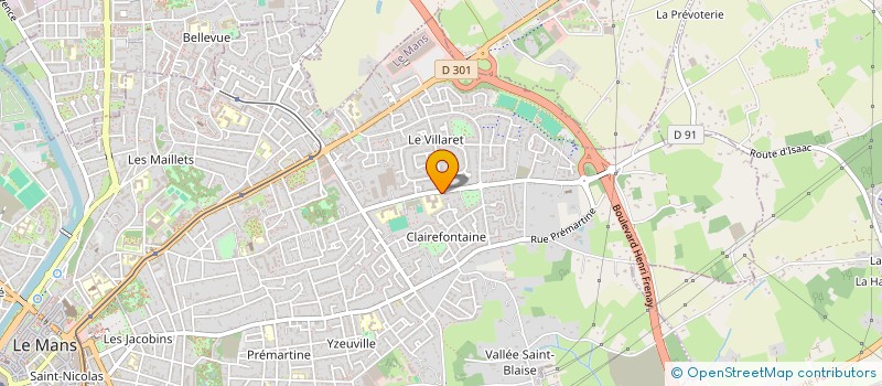 localisation de l'entreprise SIBIRIL à LE MANS