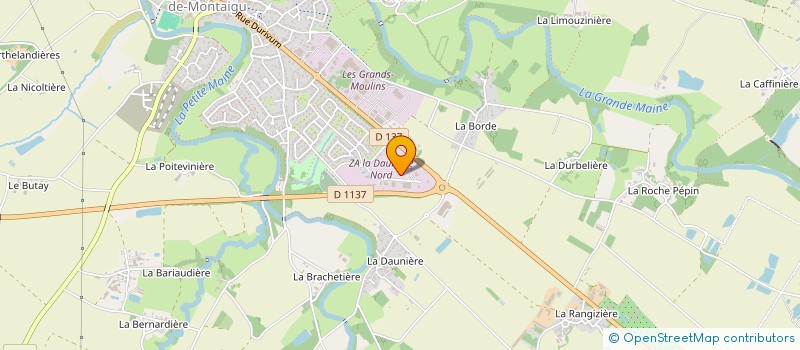 localisation de l'entreprise SIBLINGS L J H à MONTAIGU-VENDEE