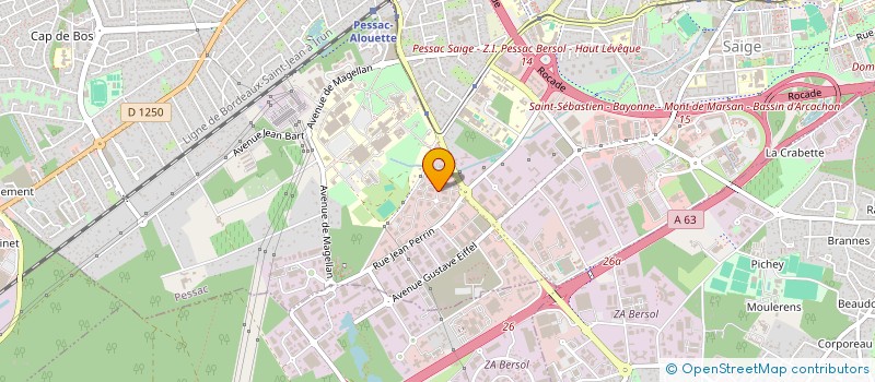 localisation de l'entreprise SIBLU  PESSAC
