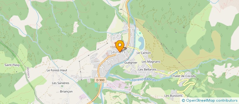 localisation de l'entreprise SIBMOUSS  JAUSIERS