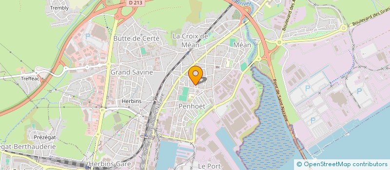 localisation de l'entreprise SIBO  SAINT-NAZAIRE