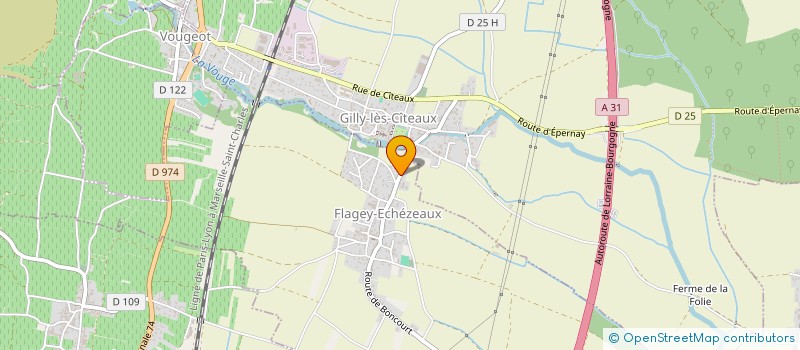 localisation de l'entreprise SIBO CORP  FLAGEY-ECHEZEAUX