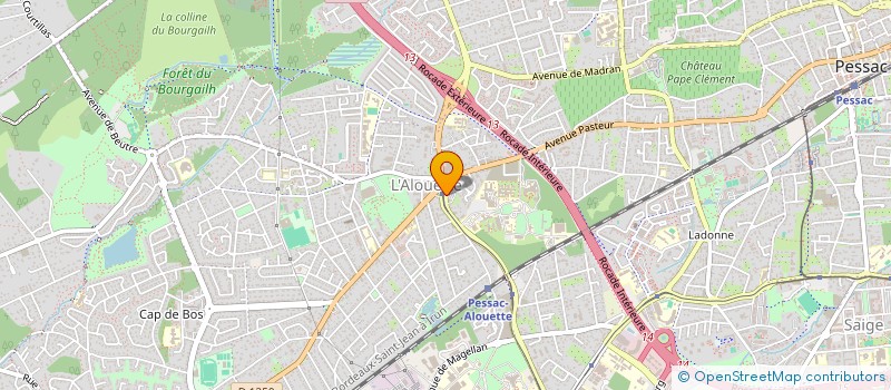 localisation de l'entreprise SIBOGI  PESSAC