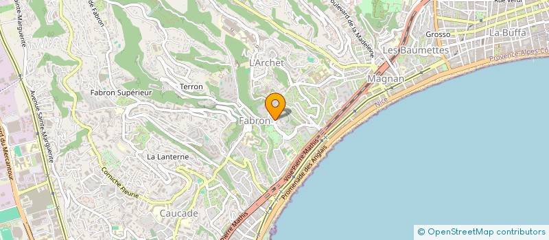 localisation de l'entreprise SIBOLT 2 à NICE