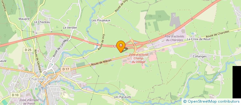 localisation de l'entreprise SIBON PAYSAGE PISCINE  VENDENESSE-LES-CHAROLLES