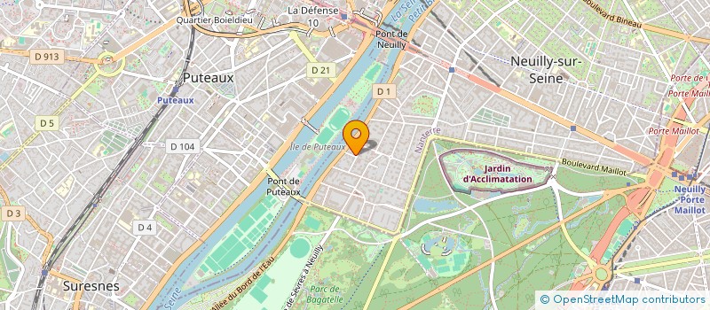 localisation de l'entreprise SIBONI INVEST  NEUILLY-SUR-SEINE