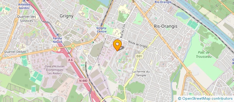 localisation de l'entreprise SIBOTEC  RIS-ORANGIS